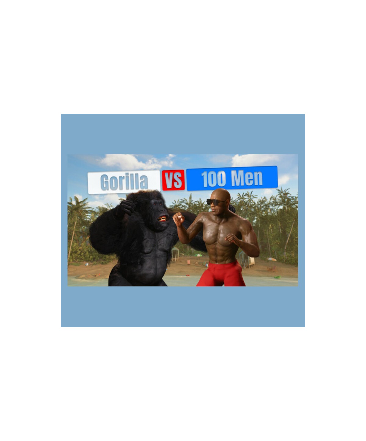 Gorilla Vs 100 Men Steam Key GLOBAL